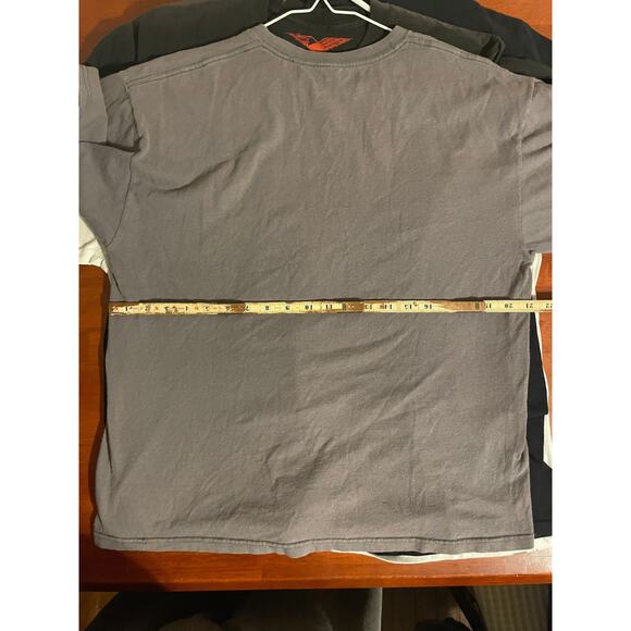 Vintage 92 Nirvana Smiley Face Tee Large Blue Anvil Tag 21x24.5 - Picture 6 of 7